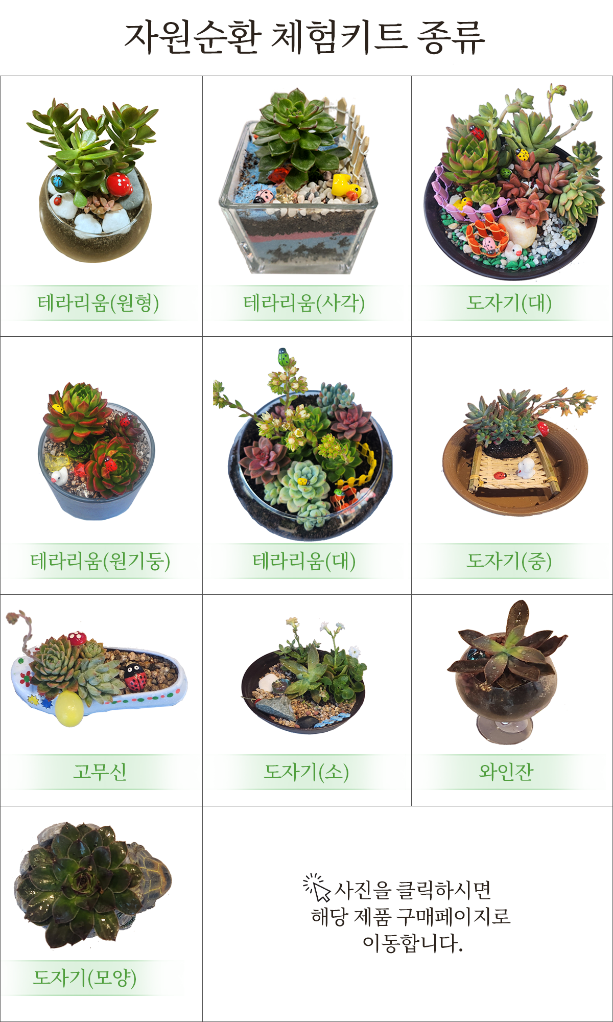 자원순환 체험키트 종류