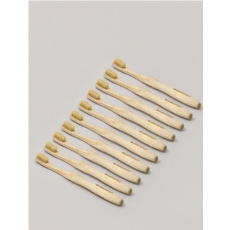 둥근 대나무 칫솔 세트